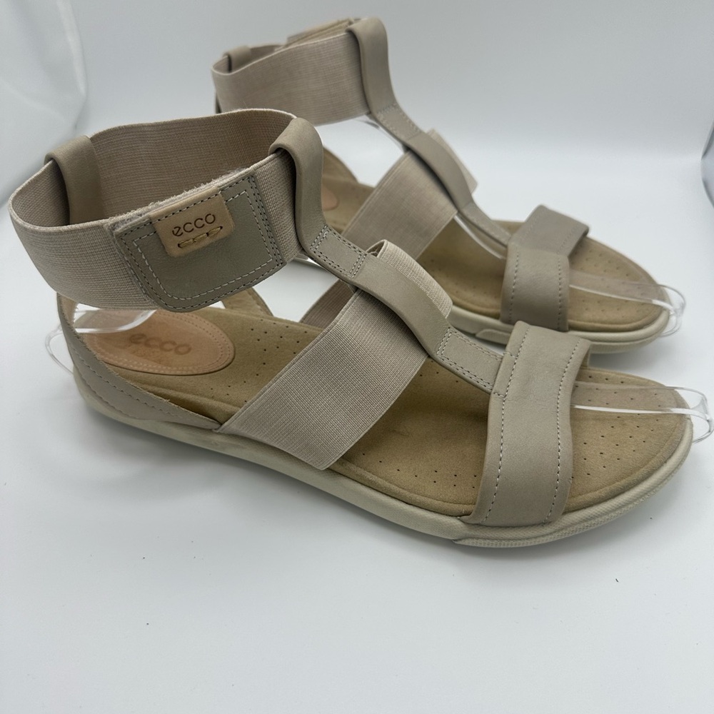 ECCO Women’s Damara Ankle Strap Sandals Size EU 41 / US 10 Tan / Neutrals - Picture 3 of 9